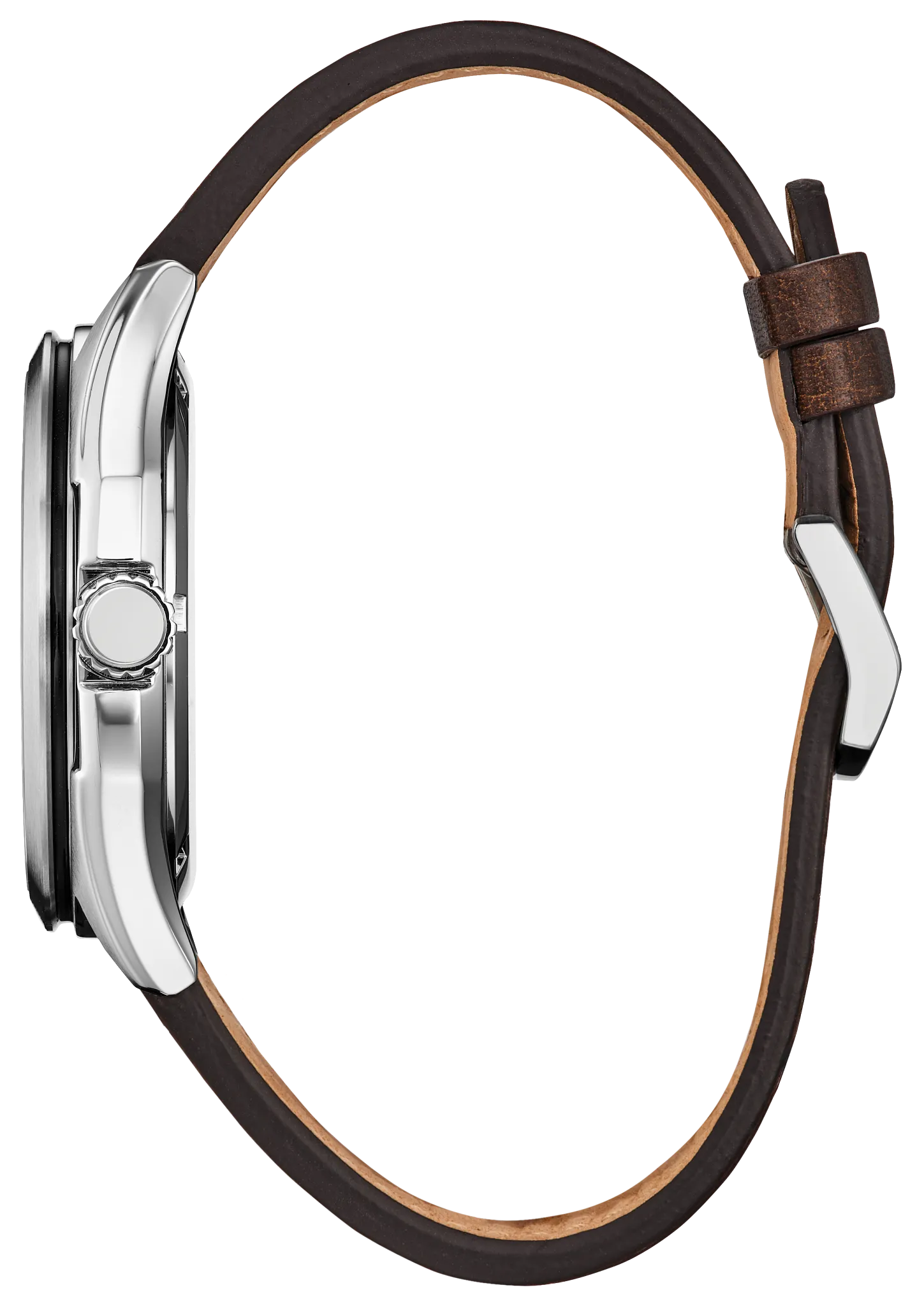 Terra Force Silver-Tone Dial Leather Strap AW1890-19B | CITIZEN
